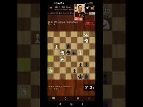 [UA]Blitz Chess960 freestyle chess 9lx 960 vs GM Gevorg Harutjunyan Lichess Game 172 #chess #шахматы