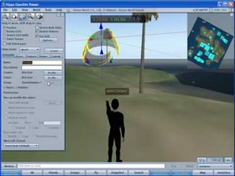 Opensim Tutorial 2 Basic Interactivity