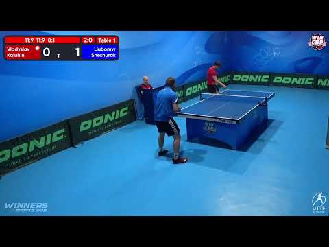 19:00 Vladyslav Kaluhin 3 - 0 Liubomyr Sheshurak West 3 WIN CUP 02.11.2022 | TABLE TENNIS WINCUP