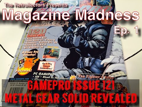 Metal Gear Solid Revealed | GamePro Issue 121 | Magazine Madness Ep.1 | The Retrollectors