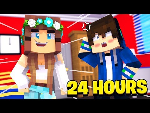 I WAS STUCK ALONE WITH A GIRL FOR 24 HOURS! - Gameplay, Kingdom Kids Zone, Minecraft - EYstreem