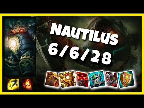 Nautilus Support 10.25 Challenger Gameplay Replay - S11 (6/6/28) - NA