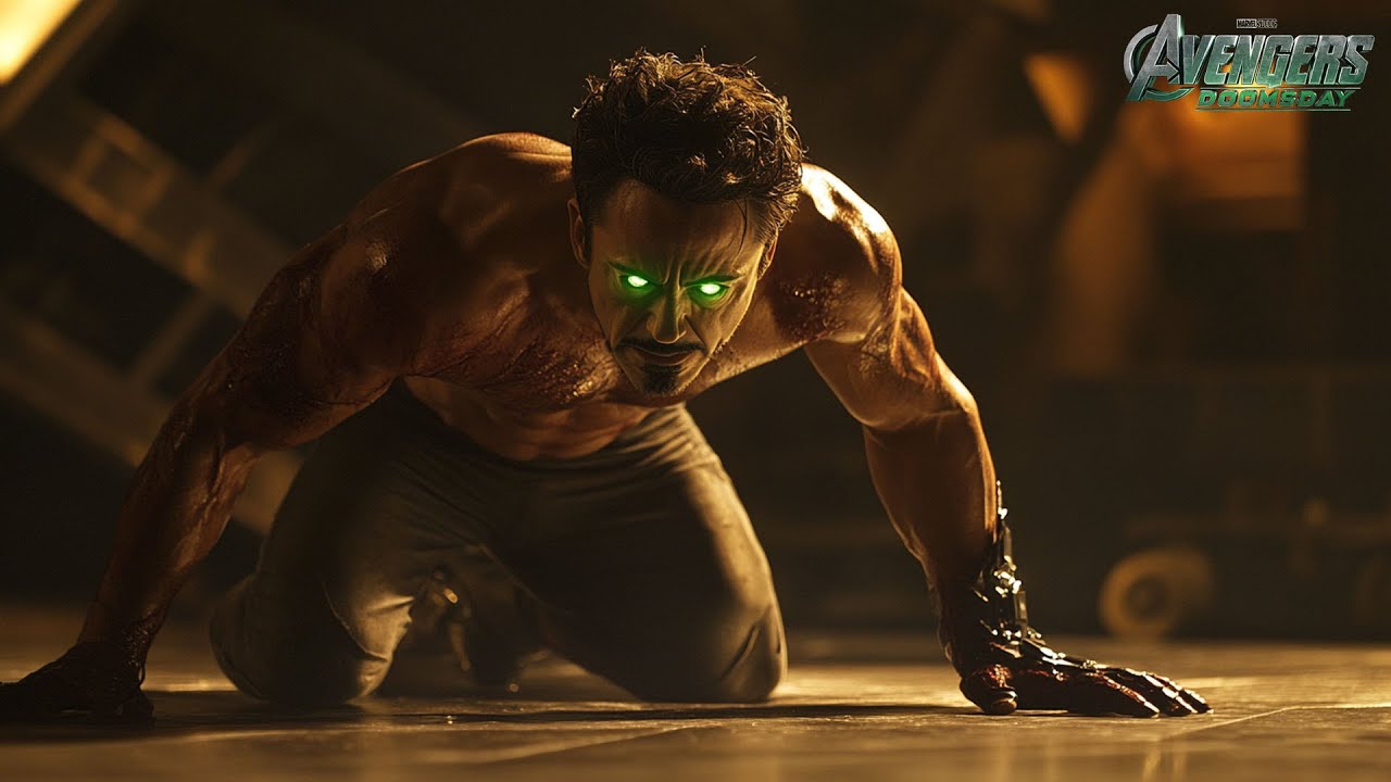 Tony Stark scares everyone when he reappears fused with Victor Von Doom's DNA