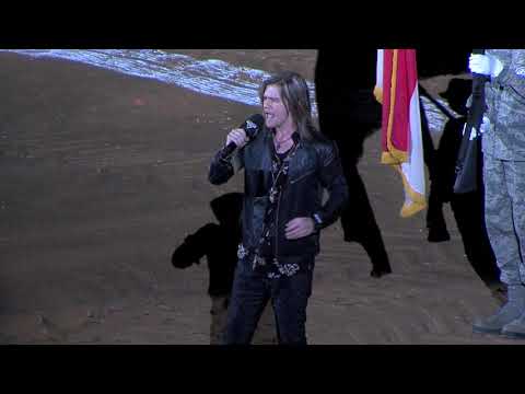 Jake HaldenVang of The Voice S17 Sings the National Anthem at Greensboro Coliseum for Monster Jam