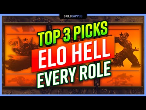 TOP 3 CHAMPIONS for EVERY ROLE to ESCAPE ELO HELL - Best Picks 10.22!