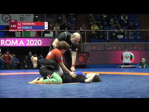 1/2 Women's GP No-Gi - +71 kg: C. THEVENON (FRA) v. B. PUSKAS (HUN)