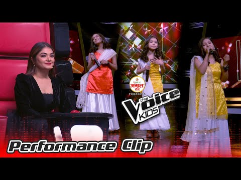 Anuja v/s Sara v/s Amita "Aja Bara Haate" |The Voice Kids - 2021