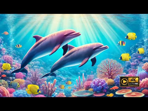 The Colors of the Ocean 8K ULTRA HD - The Best 8K Sea Animals for Relaxation & Calming Music