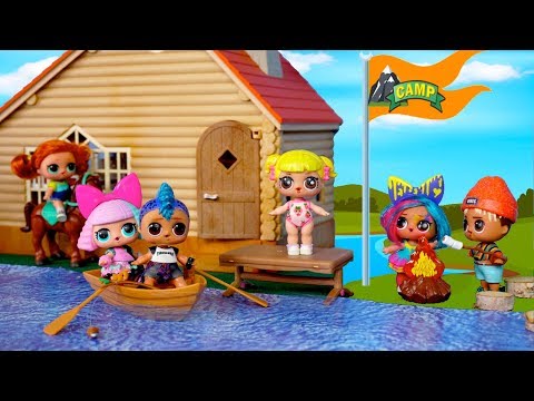 LOL Dolls Summer Camp Adventures - Baby Goldie & Punk Boi