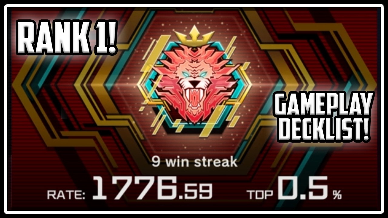 Rank 1 in Master Duel! Gameplay + Deck List!