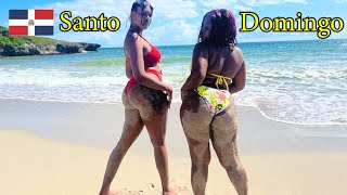 Thanksgiving Trio? Thicc Dominican Women Show Me Playa Caribe In Santo Domingo, Dominican Republic
