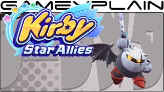 Kirby Star Allies - Dark Meta Knight Revealed as 2nd Dream Friend in Summer Update!