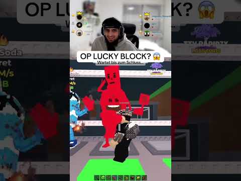 I gave a viewer a Rainbow SECRET LUCKY BLOCK as a gift, and this is what happened 😮