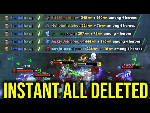 WTF instant all deleted in 5second - Instant Rampage Most Scary Pudge in 7.31