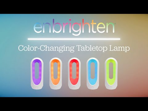 Enbrighten Color Changing Tabletop Lamp–49632