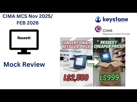 CIMA MCS Nov 2025 | Resett Mock Answer Review & Examiner Approach | Keystone Academia