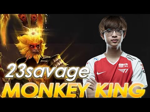 HAIL THE SEA KING. 23SAVAGE MONKEY KING FULL GAMEPLAY Dota 2 Pro Gameplay Highlights