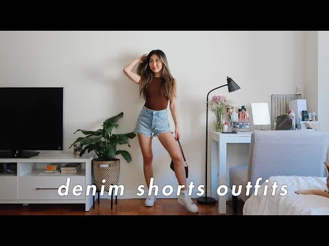 STYLING: HIGH WAISTED DENIM SHORTS | denim shorts...