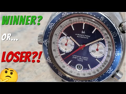 Who won the race for first automatic chronograph?
