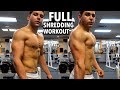 My FULL Shredding Workout Routine | Training and Cardio Fat Loss Secrets