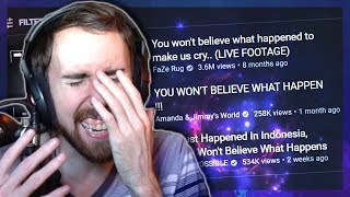 Asmongold Rants About Clickbait.. and Girls (what happens next will SHOCK you!)