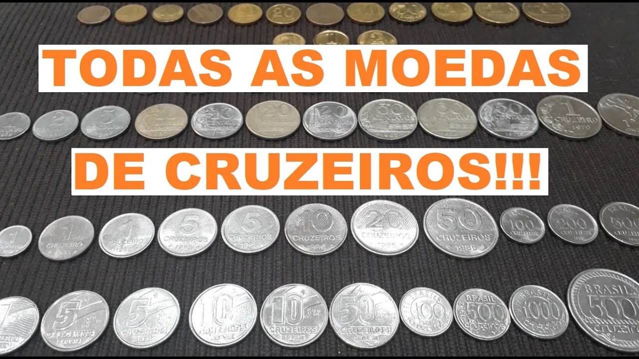 TODAS AS MOEDAS DE CRUZEIROS