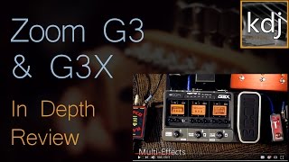Video thumbnail for Zoom G3 & G3X - In Depth Review by Kley De Jong
