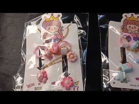 KIT COLAR, ANEL E BRINCO INFANTIL