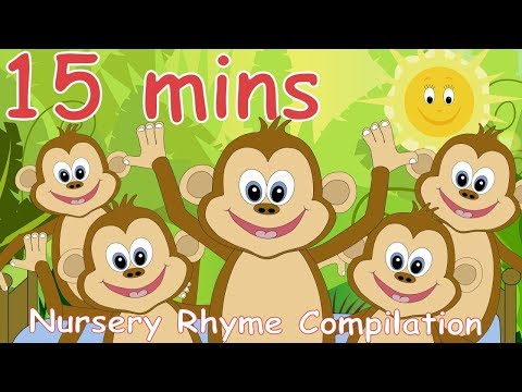 5 Little Monkeys Jumping On The Bed And Lots More Nursery Rhymes! From Sing and learn