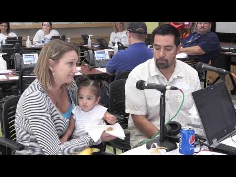 Aliyah and her parents, Karly and Dino 2016