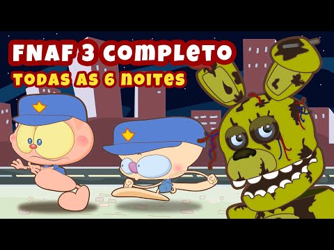 Mongo and Drongo in FNAF 3 Complete - every night of Five Nights at Freddy's 3 - cartoon