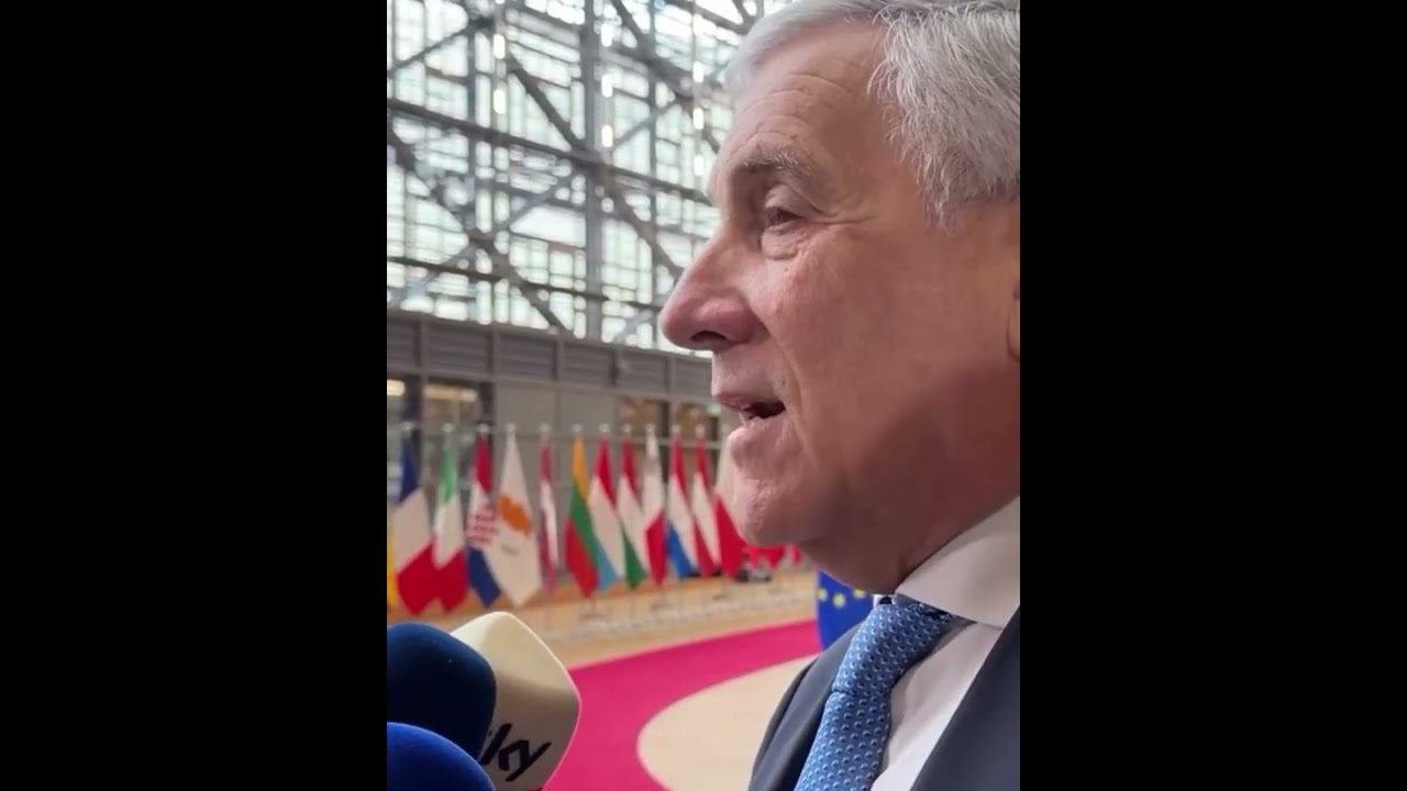 IL MINISTRO DEGLI ESTERI ANTONIO TAJANI