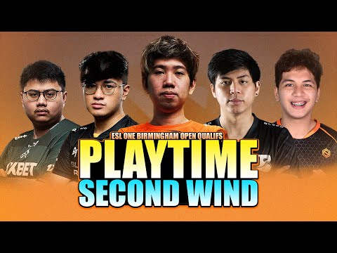 PLAYTIME VS SECOND WIND - WATCH PARTY WITH LASH, SHINE & BING - ESL ONE BIRMINGHAM Open Qualifs 1
