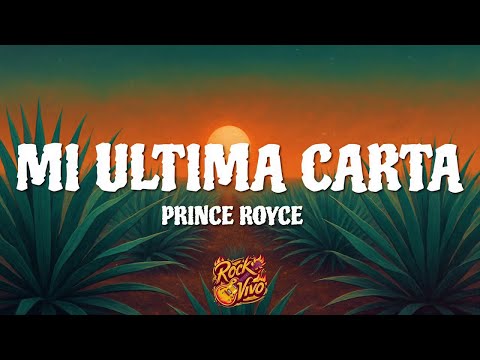 Prince Royce - Mi Ultima Carta (Lyrics)