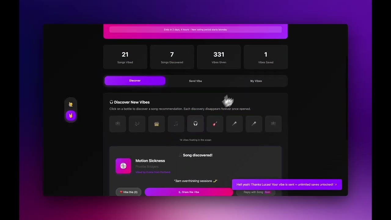 Vibes video preview