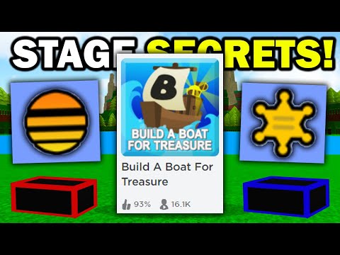 STAGE SECRETS You MISSED!! | in Build a boat for Treasure ROBLOX
