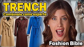 Lleva el TRENCH COAT como una EXPERTA | Gabardina, piloto cómo usarlo como asesora de imagen