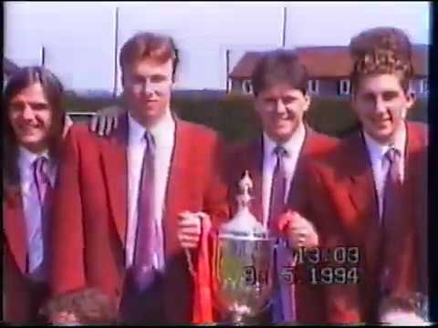 DISS TOWN FC FA VASE WINNERS 1994 - THE TROPHY PARADE