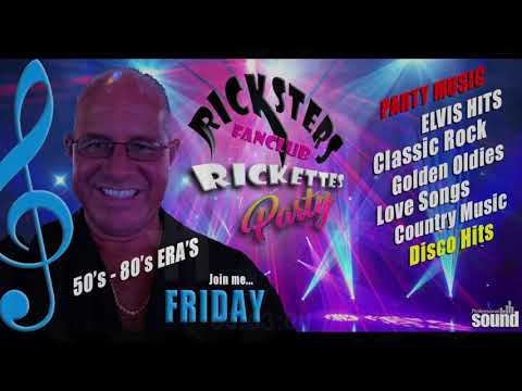 Rickster's & Rickette's Friday Night Party LIVE • 50's-80's Requests • Pro-Sound