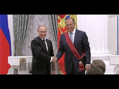 Орден за заслуги перед Отечеством 1-ой степени: С. Лавров, В. Зельдин, Е. Велихов 21.05.15