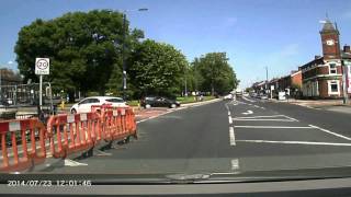 preview picture of video 'Dashcam Manchester Rd to Waterloo Ashton under Lyne 2014'