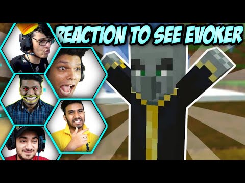 OMG! Streamers' shocked reactions to new Minecraft Evoker! 😱🔴
