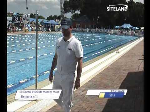 Serie 6 dei 100 Dorso  Assoluti Maschi Master - 13 Memorial Andrea Bettiol