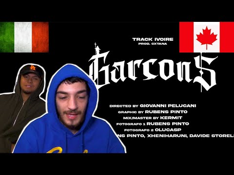 CANADIANS REACT TO ITALIAN RAP - Track Ivoire - Garçons (prod. Cxtana)