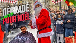 JE ME DÉGUISE EN PÈRE NOËL POUR COIFFER DES INCONNUS DANS LA RUE!!! (ça dérape)
