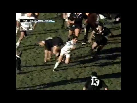 Lisandro Arbizu beautiful footwork vs New Zealand 1997