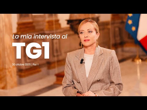 La mia intervista al TG1 | 30 ottobre 2025