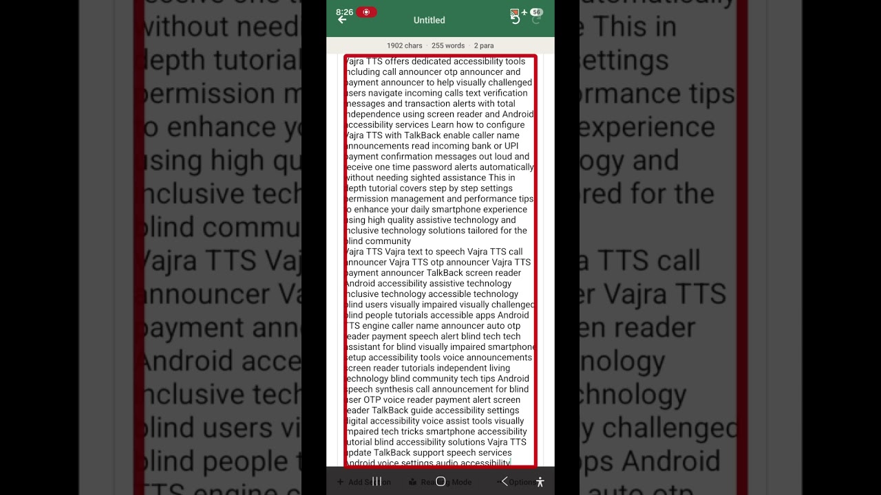 Stop Missing WhatsApp And Phone Call OTP Or Payment With Vajra TTS Super Voice Announcement Feature