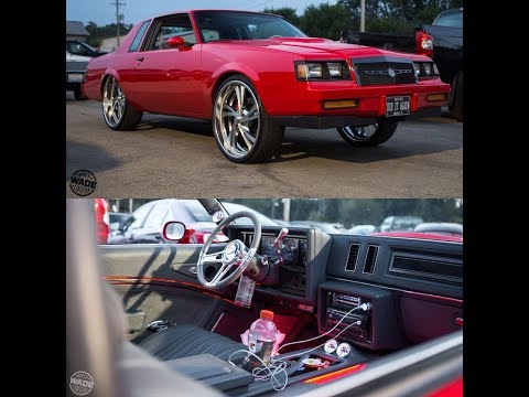 Whips by Wade : Red Buick Grand National on 24/26\" Billets #MrDiditAgain : Chicago Whips
