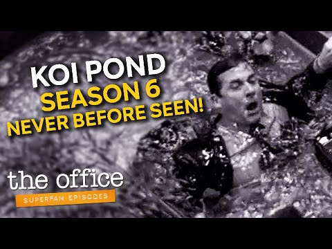 Michael Falling into a Koi Pond [UNCUT Surveillance] | Deleted Scene | A Peacock Extra | The Office